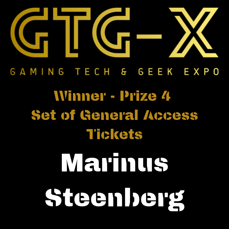 ExpoGtg's tweet photo. FIRST WINNER ANNOUNCED

Congrats Marinus Steenberg on winning one set of two General Access tickets to our event in 2020.

Check your email!

#gaming #capetown #southafrica #GTGExpo https://t.co/Cy0JEVsAsv
