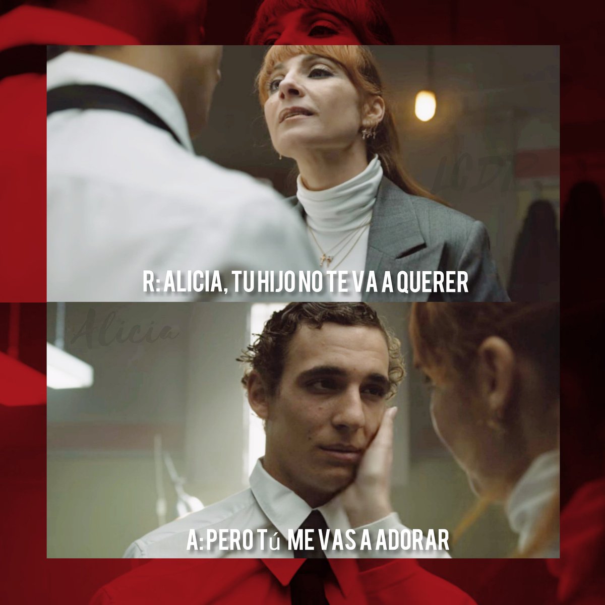 AliciaLCDP's tweet photo. Aquí, preparando al niño y poniéndolo guapo pa' llevarlo al cole☺ 
@Najwa_Nimri @herran_herran #LCDP3 #LaCasaDePapel #LaCasaDePapel3 https://t.co/GCuBlgo1we