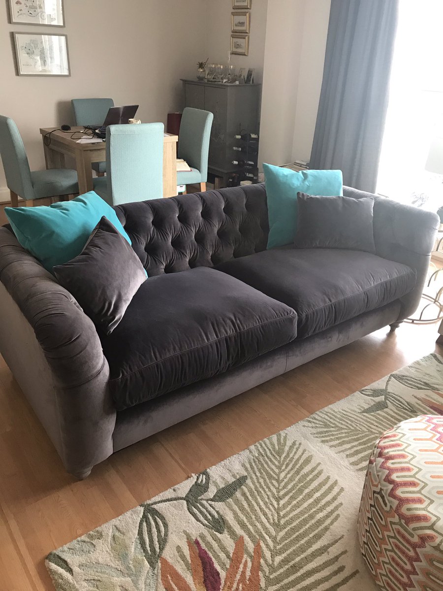 And the gorgeous new <a href="/SofaWorkshop/">Sofa Workshop</a> has arrived ... hats off to the fab delivery drivers &amp; all I have to worry about is the amount of furniture in the flat ... 😬🤣❤️