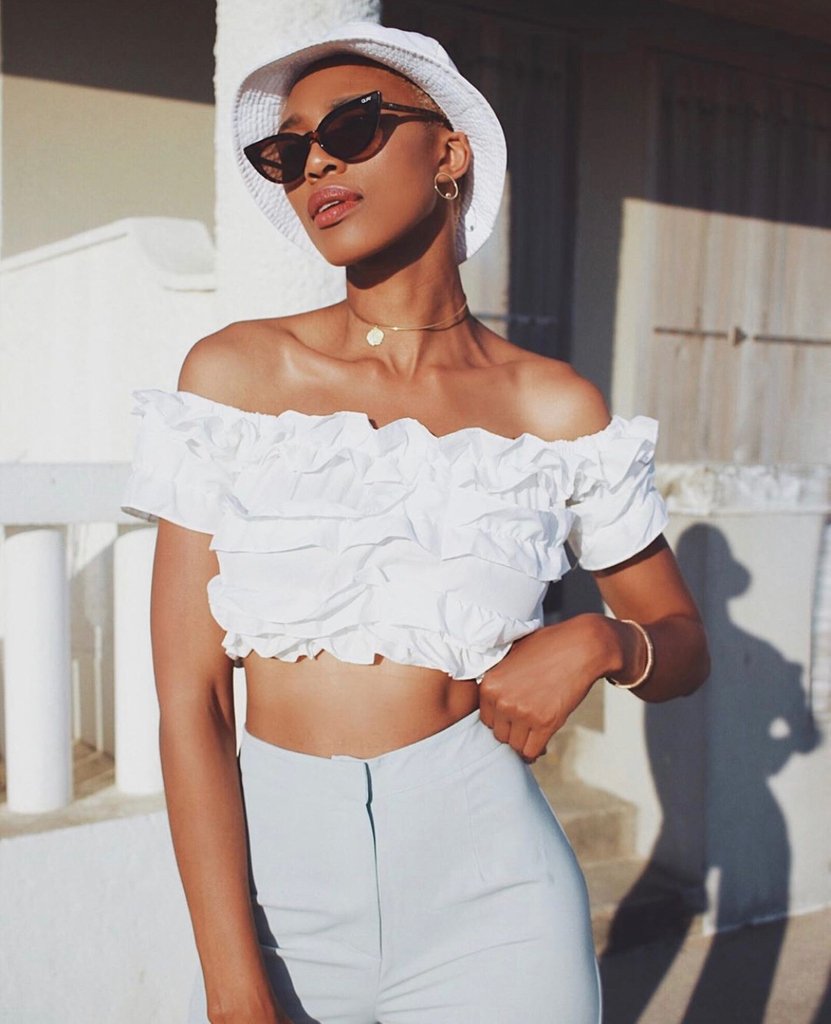 Image for girls just wanna have 𝘚𝘜𝘕☀️⁠
@veron.zee glowing in our 𝘊𝘌𝘊𝘌 top💞⁠
Shop: https://t.co/5y08kiUfWH ⚡ https://t.co/q5XdKbzzwP