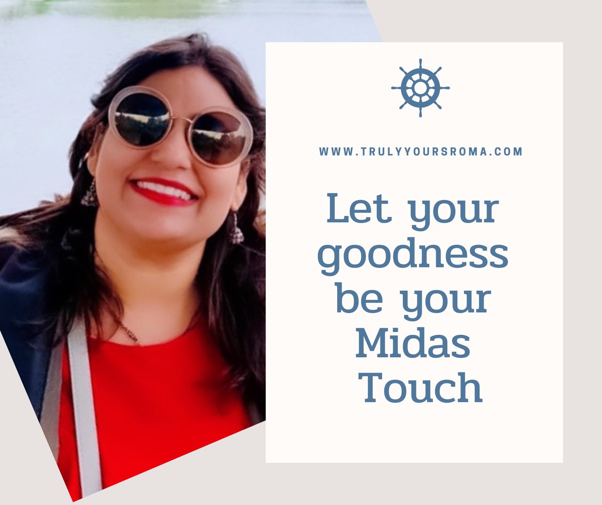 RomaGuptaSinha's tweet image. Let Your Goodness be your Midas Touch🌸 
——————————————

Never look for a shoulder to lean and cry 
Don’t expect your way, the world will go by 

Weak moments will come making you susceptible and prone but soon they will..

 trulyyoursroma.com/2019/07/let-yo… #TrulyYoursRoma #NewonBlog