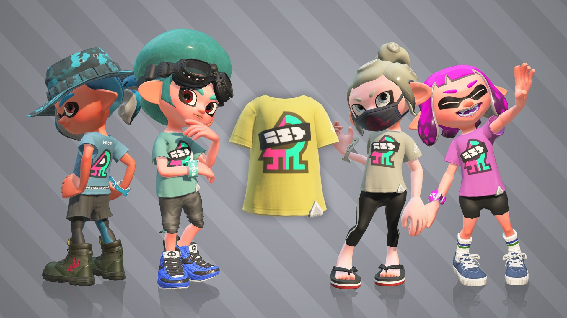 Splatoon スプラトゥーン そして 更新データver 5 0 0の配信と同時に フェスt レプリカ が全員に配布されるぞ このギアは ギアパワーが 追加ギアパワー倍化 さらに見た目の大部分がチームのインクカラーに合わせて変化する フェスt Splatoon スプラトゥーン そして 更新データver 5 0 0の配信と同時に フェスt レプリカ が全員に配布されるぞ このギアは ギアパワーが 追加ギアパワー倍化 さらに見た目の大部分がチームのインクカラーに合わせて変化する フェスt