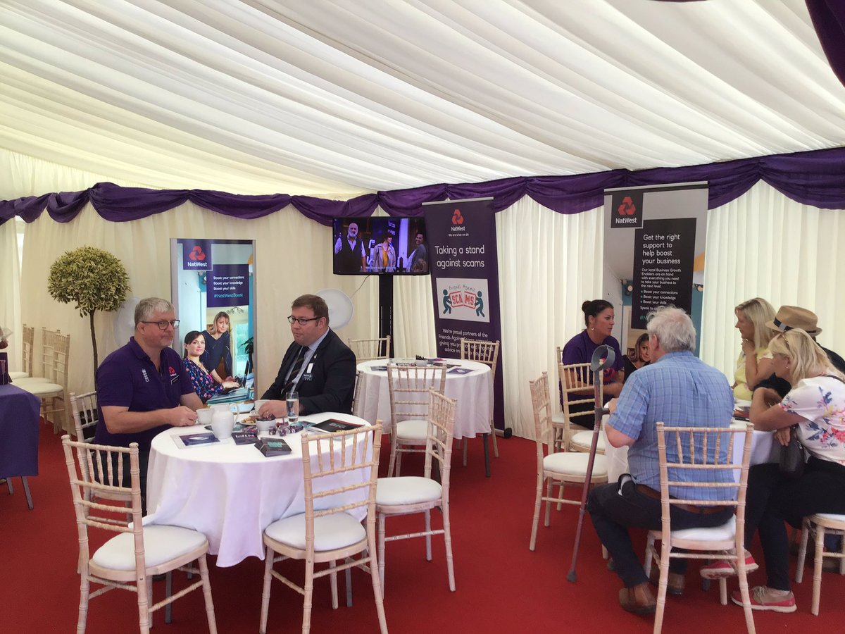 katie16baker's tweet photo. It’s well underway here at the 100th #RoyalWelshShow! We are running Friends Against Scams awareness events all day, and we would love to see you there! #natwestbusiness #NatWestBoost https://t.co/qhTGL9Vv4X