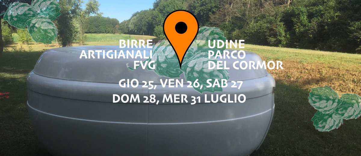 Vieni a provare la birra artigianale #PlanetCormor un prodotto speciale di #BirraGalassia per l'estate 2019 del <a href="/ParcoDelCormor/">Parco del Cormor</a>. Vedi le date di questa settimana!