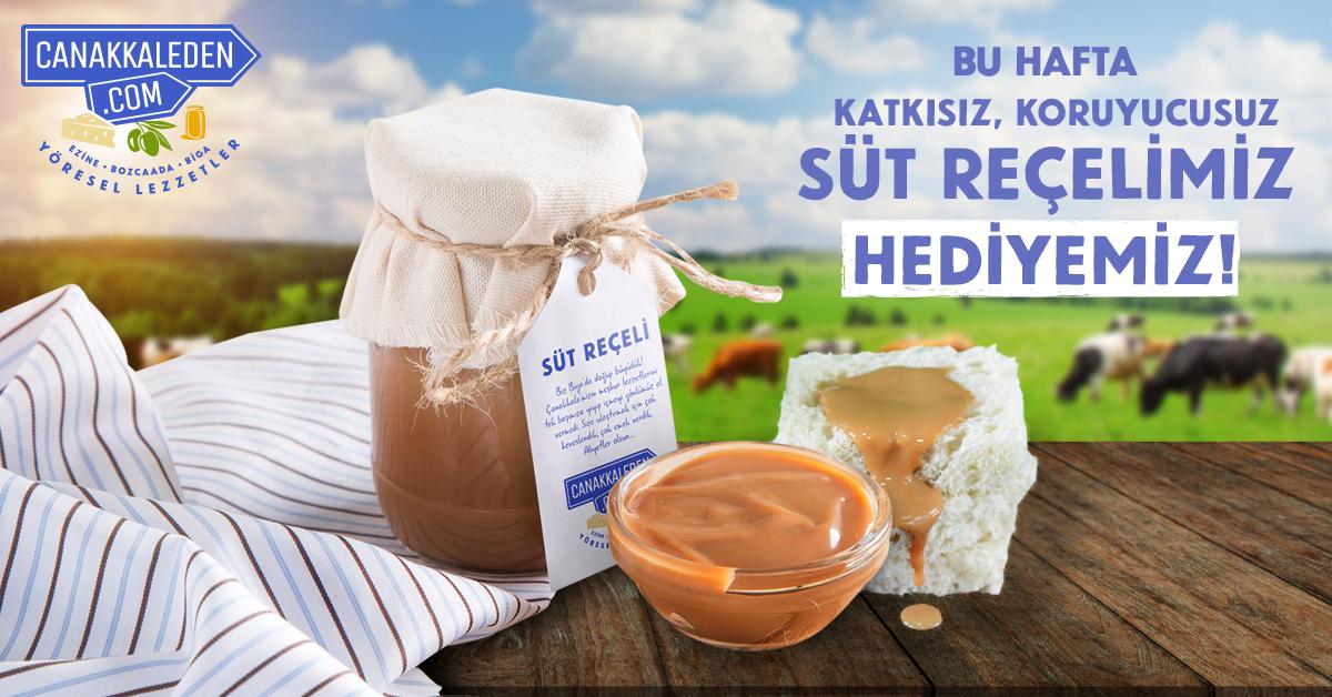 Bu Hafta Özel 90 TL ve Üzeri Alışverişlerde Süt Reçeli 220g Hediye! 📣