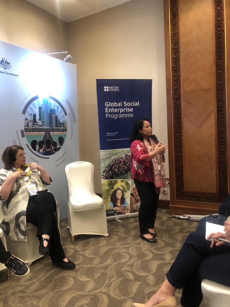 TJOAce's tweet photo. @SocEntGlobal is delighted to host a special session on social enterprise policy with @UN_JonathanWong @IDDevForum exploring opportunities to establish an enabling environment for #SocEnt to flourish  @UN_JonathanWong @GlenysThornton https://t.co/quGITD8yOl