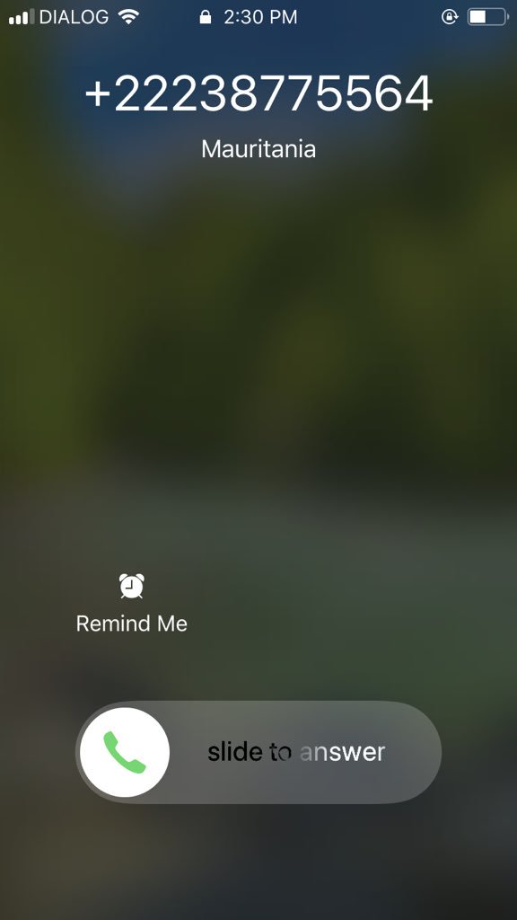 Budu Pe Twitter New Phone Scam One Ring Calls From Mauritania Be Careful With These Weird Miss Calls From Mauritania 222 Numbers Do Not Call Them Back Block The Numbers Those Who Call