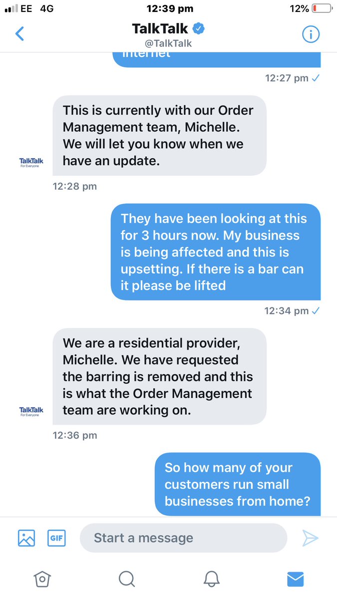 _Servicecharges's tweet image. Day 3 with no broadband thanks to @TalkTalk Tried their twitter, text AND calling services &amp;amp;no one has helped. Really affecting my business but have no idea what to do. @Ofcom @MartinSLewis #complaint #talktalk