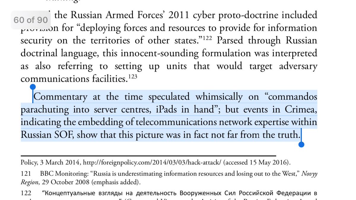 32/ CYBER COMMADOS: Psyops and physical measures operations are combined.Visualize, commandos with iPads.