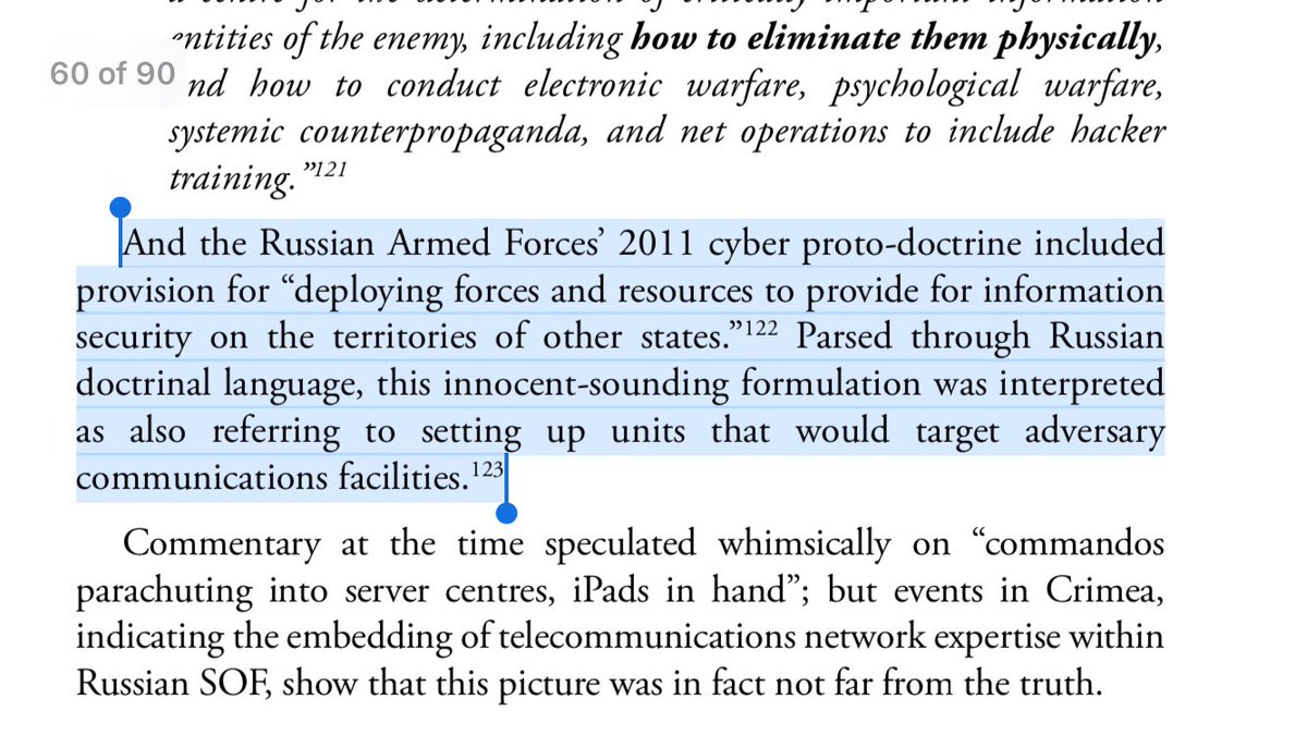 32/ CYBER COMMADOS: Psyops and physical measures operations are combined.Visualize, commandos with iPads.