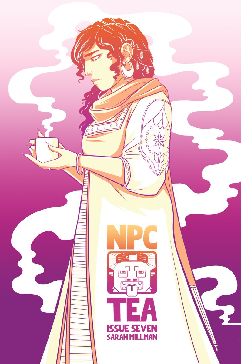 Get your calendars out - issue 7 of NPC Tea is going live on friday august 2nd at 7pm! It'll just be running for just three weeks this time, as it's being followed very quickly by issue 8 in late september ☕️💖✨