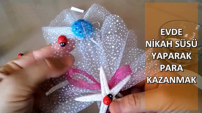 Evde nikah süsü yaparak para kazanmak #pazartesi Detaylı bilgi; paraveis.com/evde-nikah-sus…