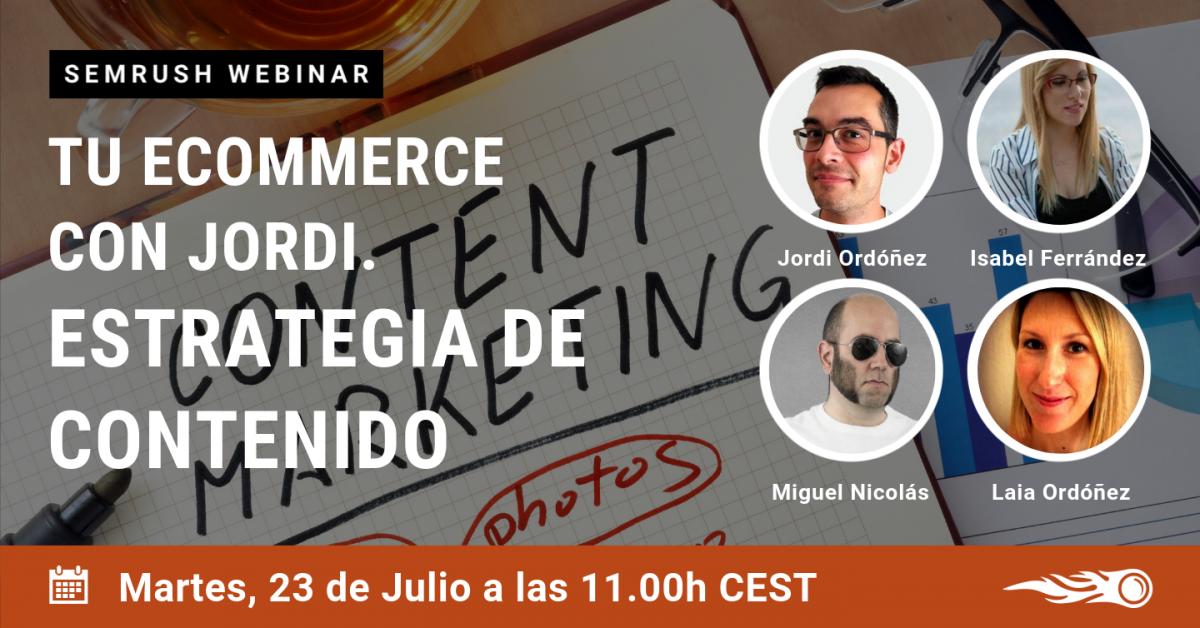 semrush_es's tweet photo. Mañana a las 11.00h España🗓 hablaremos sobre cómo crear #contenido para un #ecommerce💰
💻 Webinar con el Host @jordiobdotcom y 3 expertos más: @isabelferrandez, @MiguelNicolasOs y @laiaordonez
Reserva tu lugar ahora mismo🚨 https://t.co/BTh3Sf9wft https://t.co/AjfKvz9owN