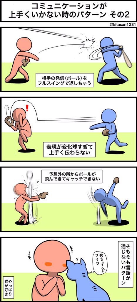 ねんまつたろう コミュニケーションが上手くいかないパターン その2