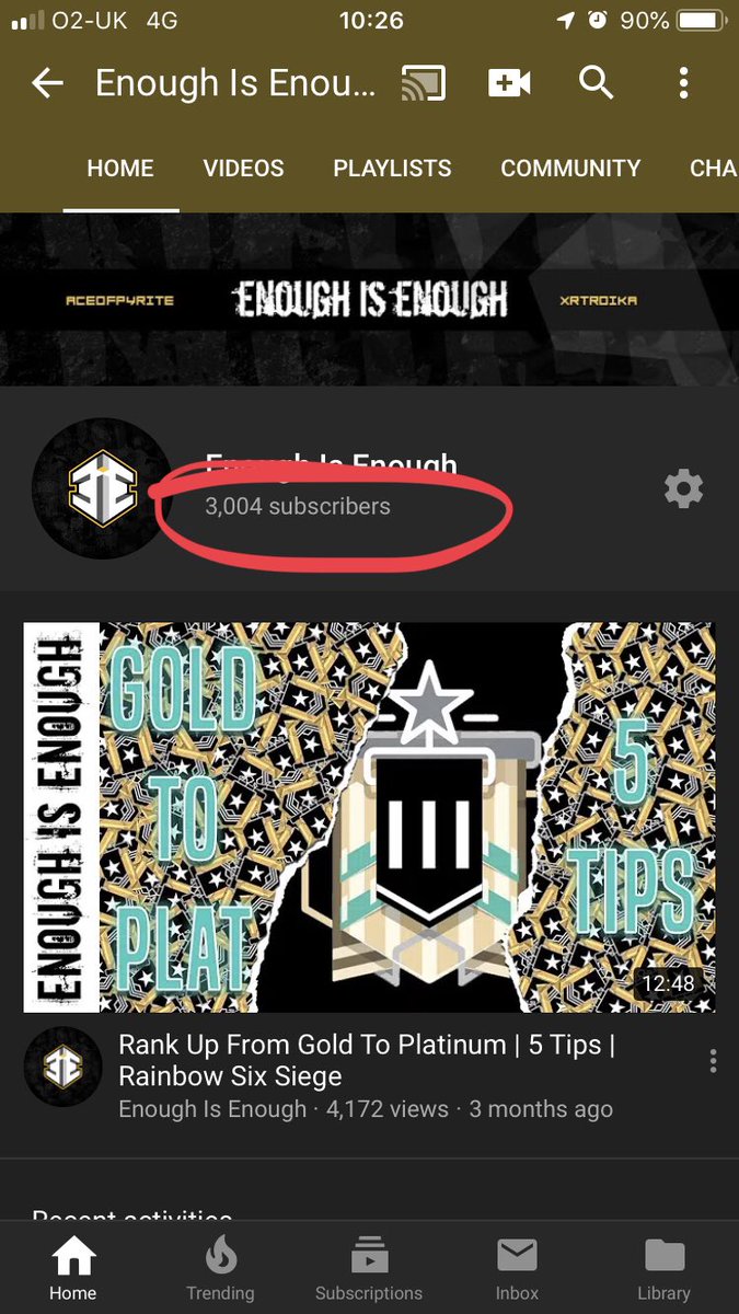 Enough_IsEnough's tweet photo. Overnight we hit over 3,000 subscribers and we’d like to thank every single one of you. When @AceOfPyrite and @XRTROIKA started the channel they wanted to get more than 23 subscribers. The journey so far has been unimaginable. Time to say Enough Is Enough and get even bigger!! ❤️ https://t.co/43jPZeNBVF