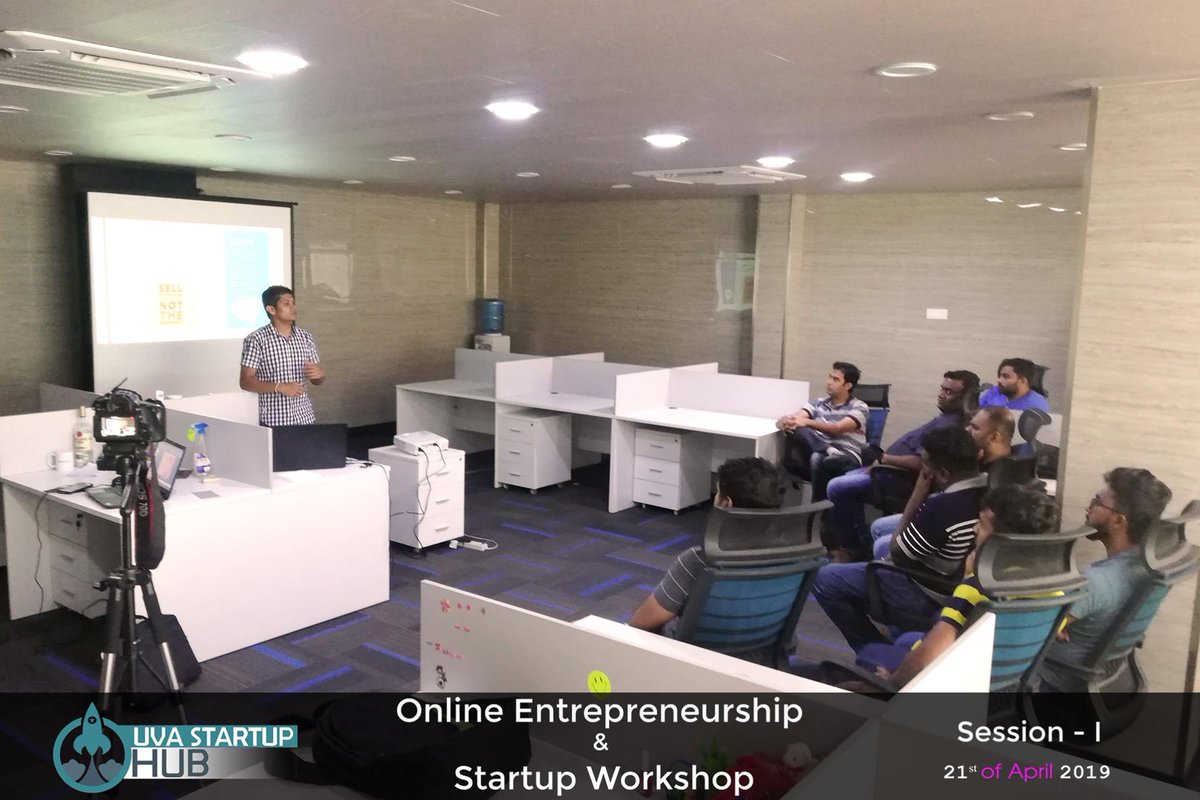 UvaStartupHub's tweet photo. Forming Startups and developing them to bring foreign currency are the primary objectives of Uva Startup Hub.
To give the basic knowledge "The Online Entrepreneurship and Startup Workshop", was successfully conducted for a team of selected members on 21st of April &amp; 12th May. https://t.co/sBiLc7qd8c