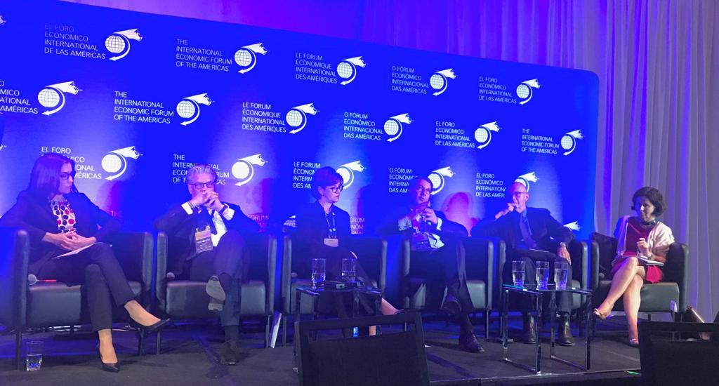 honold_doris's tweet photo. The #InternationalEconomicForumoftheAmericas, Montreal
On the panel with Pascal Lamy and Enrico Letta, discussing #TheFutureofEurope
As long as the EU focuses on its own unique strengths instead of trying to compete with the US and China on everything, I remain a fan. https://t.co/mgP3nBJzcW