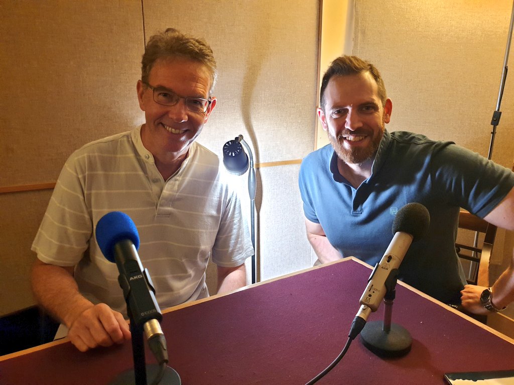 Today we're in the studio with <a href="/LordGrimdark/">Joe Abercrombie</a> and Steven Pacey as #ALittleHatred becomes an audiobook.