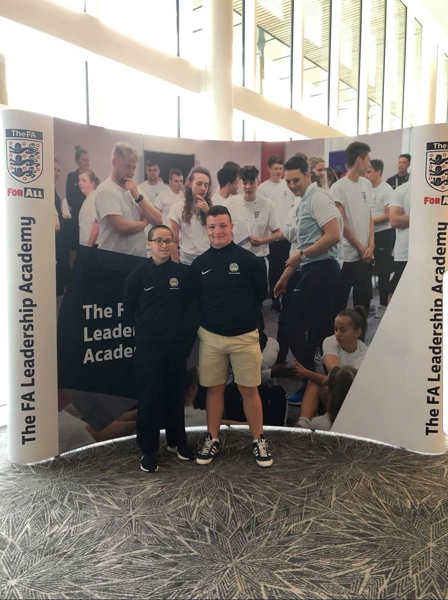 SHFAYC's tweet image. Two of our Youth Council members, Lewis and Cam, have arrived at St. George's Park ahead of @TheFA_NYC Leadership Academy. 

Have a great time, lads! 

#FALA19