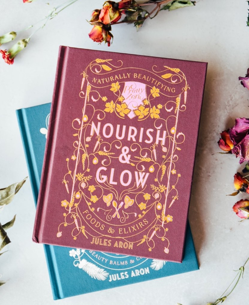 ShopLaunchPad's tweet photo. Are you ready to nourish + glow? We are! Learn how to naturally beautify with insider tips from @julesaron  cookbooks 🍹🍑 https://t.co/ynVqwvkLr8