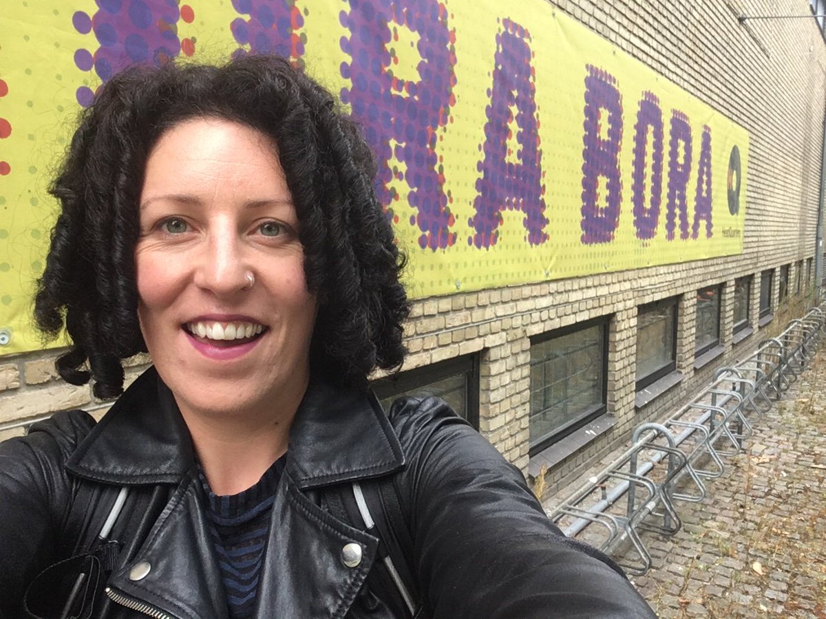 Day 1 of rehearsal at Bora Bora Aarhus in Denmark. Poster is up, accordion is out, my dad’s mining books &amp; stories in hand! Joined cycle team...feel like an alien. No idea what anyone is saying!