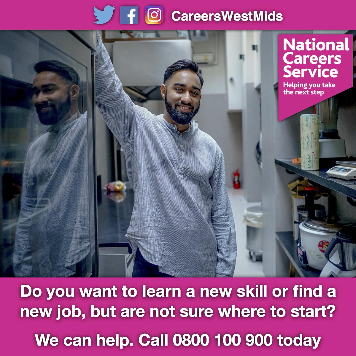 Do you want to learn a new skill or find a new job, but are not sure where to start?

Whatever the stage of your career, we are here to help. Call 0800 100 900 today to find out more.

#HerefordHour <a href="/nationalcareers/">National Careers</a> @JCPInWorcester