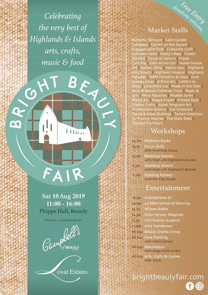 Looking forward to watching the performance from @UHI_Drama students - Jack &amp; Ryan - at the Bright Beauly Fair on the 10th August! If you're in the area, pop along to this wonderful event, showcasing music, art, crafts and fare from across the Highlands and Islands! <a href="/Brightbeauly/">Bright Beauly Fair</a>