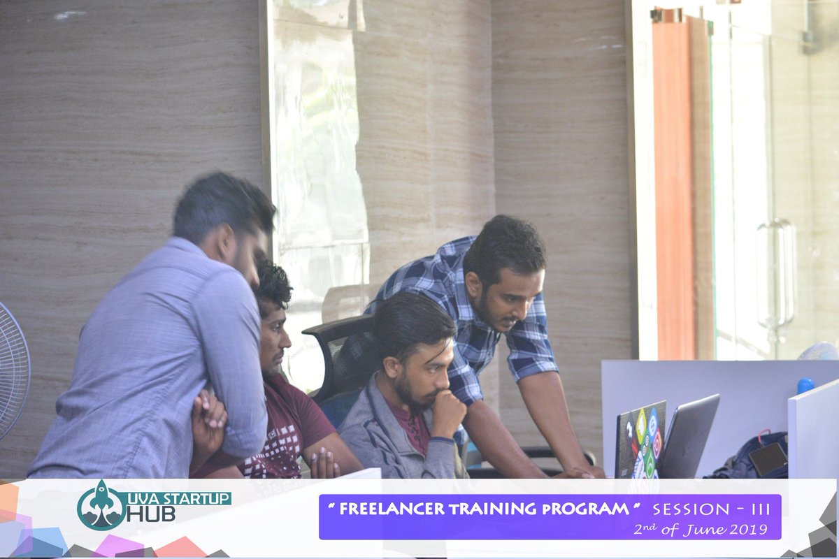 UvaStartupHub's tweet photo. Sustaining in Freelancing has become challenging than ever before. So the third session of the Freelancer Training program was conducted on Sunday the 02nd of June to make the Freelancer trainees aware about the day to day activities they have to do to get new orders
#uvastartup https://t.co/fqlga9Lzk6