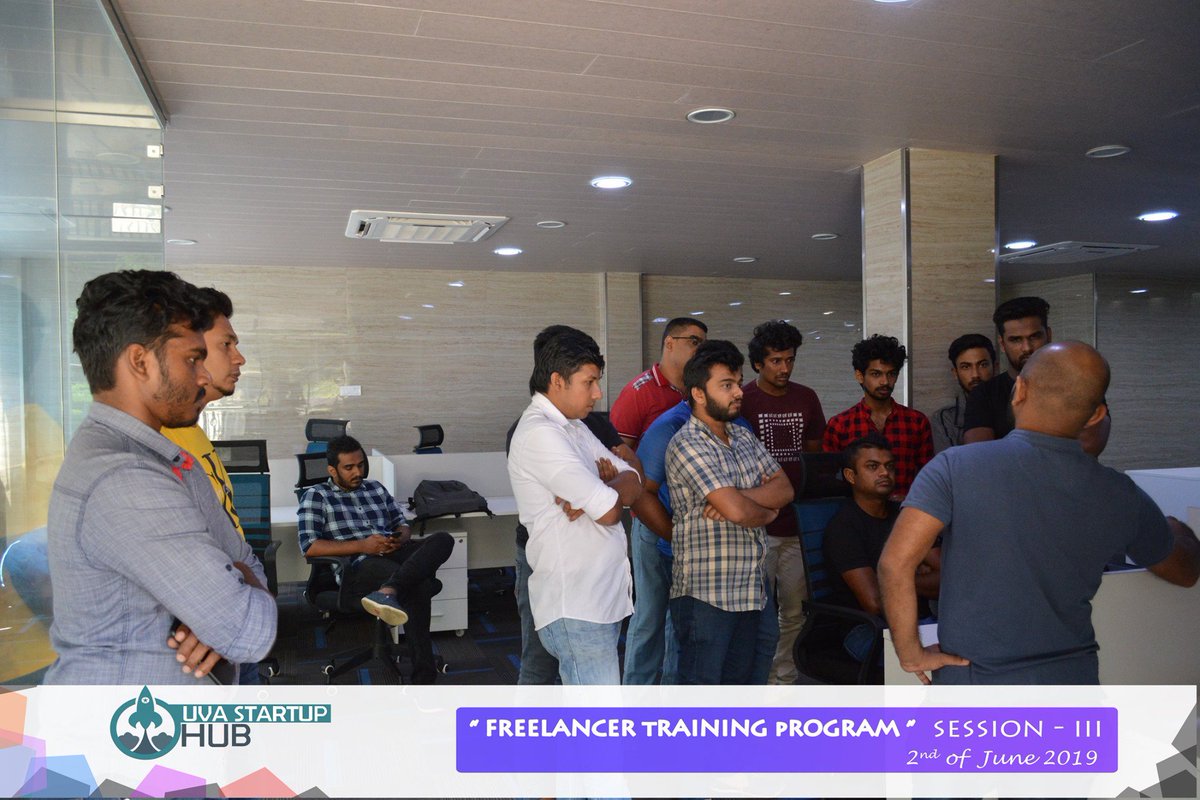 UvaStartupHub's tweet photo. Sustaining in Freelancing has become challenging than ever before. So the third session of the Freelancer Training program was conducted on Sunday the 02nd of June to make the Freelancer trainees aware about the day to day activities they have to do to get new orders
#uvastartup https://t.co/fqlga9Lzk6