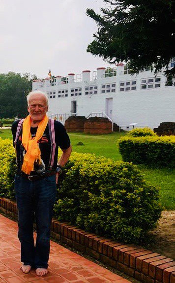"One Giant Leap for Mankind" 
Commemorating the historic moon landing!  Also remembering the living legend Buzz Aldrin (Edwin Eugene Aldrin Jr.) <a href="/TheRealBuzz/">Dr. Buzz Aldrin</a> who visited the birthplace of the Buddha in 2016 and inspired our Nepalese community. <a href="/NASA/">NASA</a> <a href="/apollo_50th/">Apollo 50th</a>