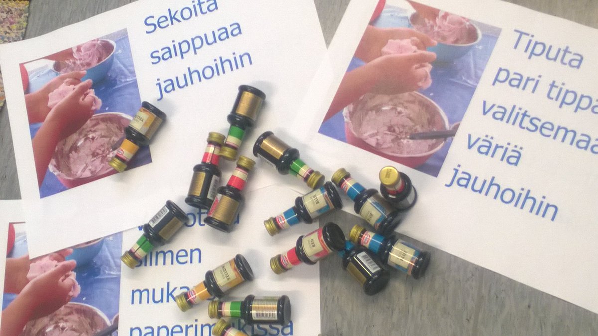 Vain kolme päivää ja  #Kotka #meripäivät ja #Itämerikylä avautuvat. Tulkaa keskustelemaan miten omilla valinnoillakin on merkitystä #Itämeri tilan parantamisessa. Ja lapset voivat samalla tehdä slimee, kävimme jo kaupassa ostamassa väriaineita ja teimme ohjeet meriliman tekoon