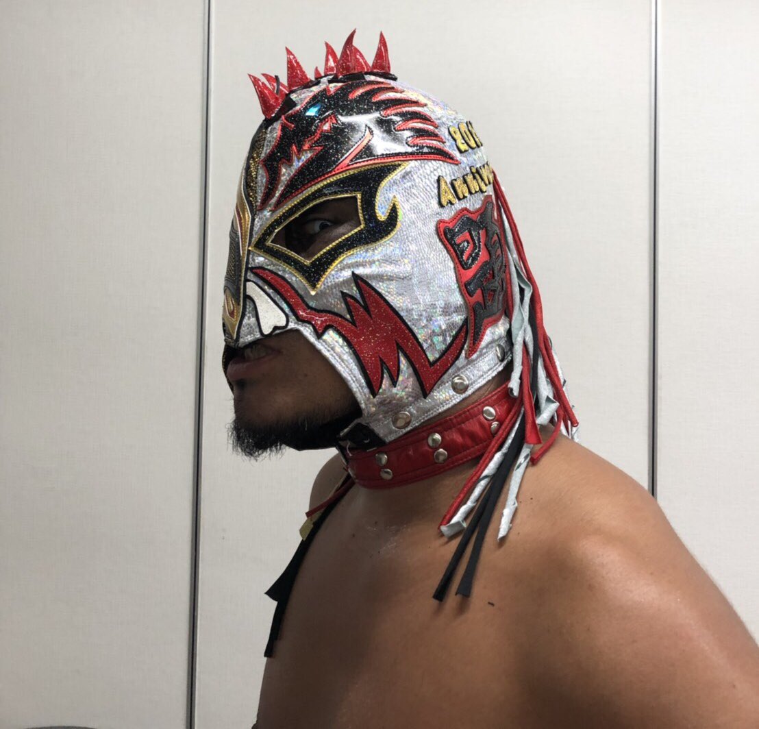 完売】 問題龍 実使用マスク 値下げ致しました。 - 格闘技/プロレス