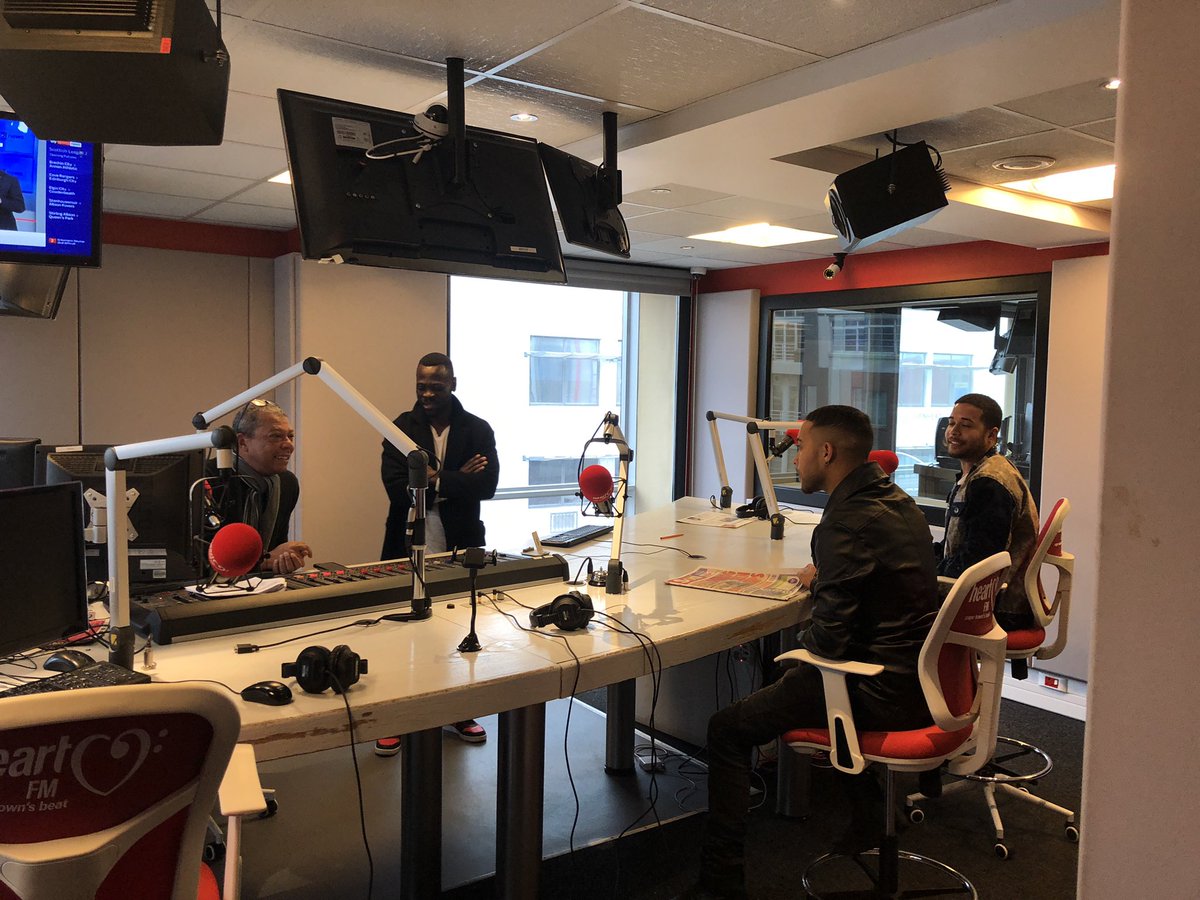 Tune into <a href="/Heart1049FM/">Heart FM</a> right now to catch the PJ Twins live with <a href="/clarenceford1/">Clarence Ford</a>