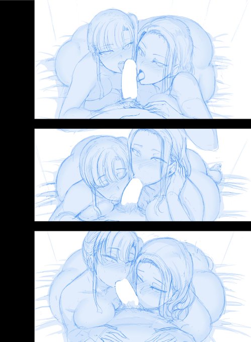 しんちょく。

はい、まだペン入れ段階です。 