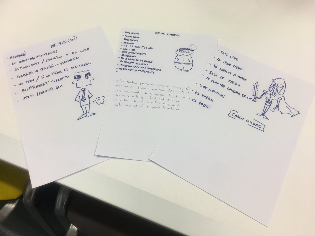 merybere's tweet photo. Dando las primeras pinceladas a nuestros #UserPersona
Tenemos artistas en el equipo!
#MapeodeProducto #MapeoProducto
.
@MakotoSquad @Kalamitatys @matejovski https://t.co/UZwKi5CTeS