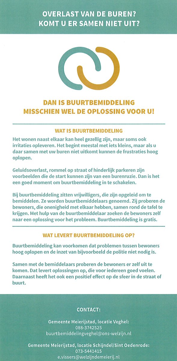 BBMMeierijstad's tweet photo. Overlast van de buren? Kom je er samen niet uit? Begint het echt vervelend te worden? Wij kunnen jouw helpen met Buurtbemiddeling in Meierijstad. Samen komen we er mogelijk wel uit. Bel ons! https://t.co/me8b5c84N6