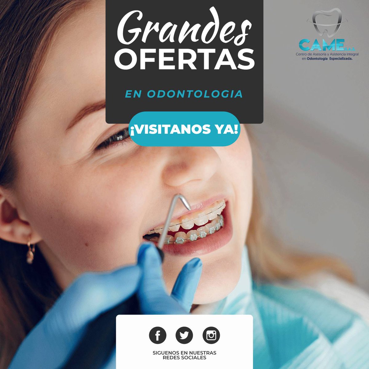 CameIps's tweet photo. ¡No té pierdas de los espectaculares descuentos en odontología en tu ips CAME! #cameips #odontologiacame #ofertasodontologia https://t.co/QGD81Y1vcZ