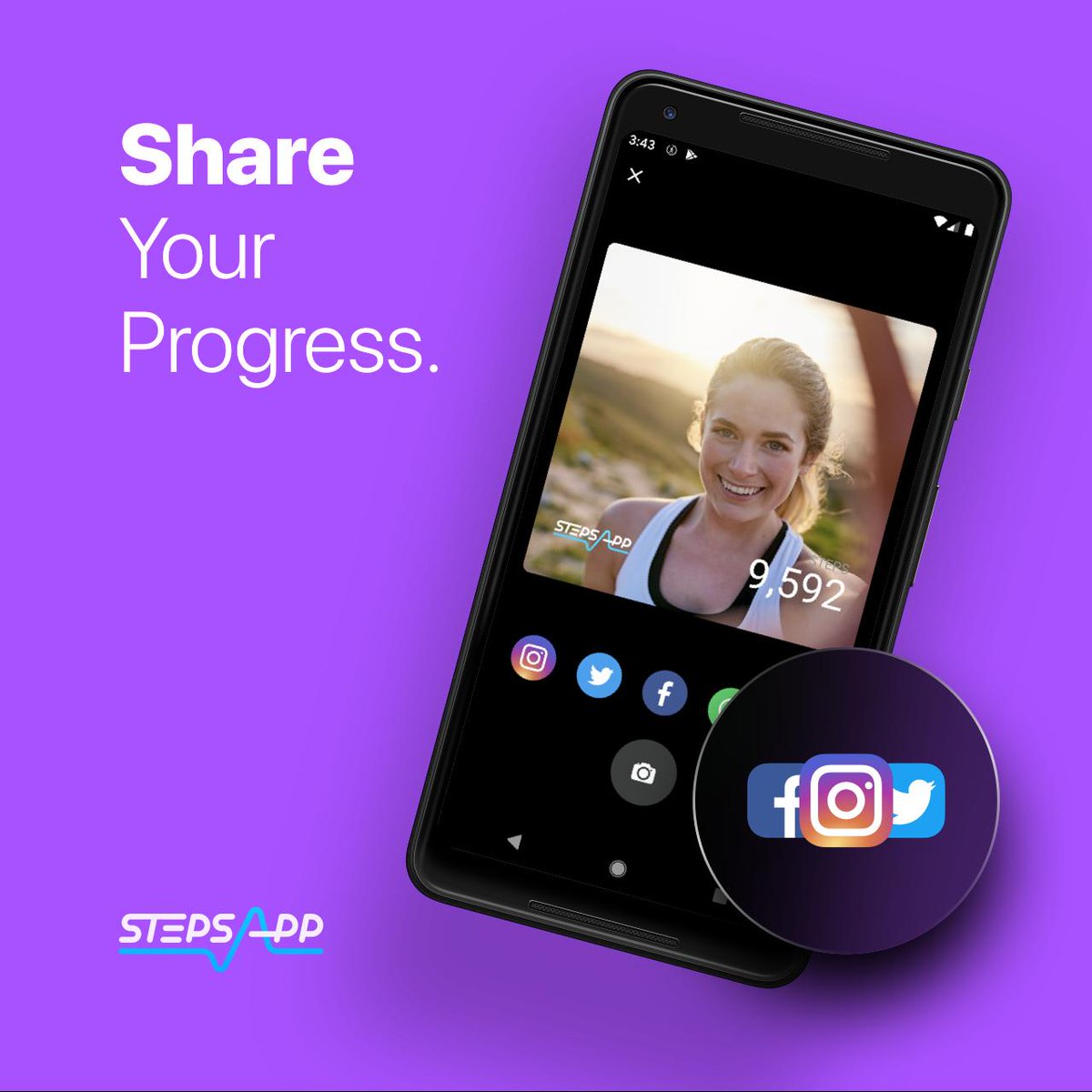 StepsAppTeam's tweet photo. 💥 Update to the newest version of #StepsApp and share your progress 💯📸👣 with your personal picture and access our blog!

*Be curious about a bigger iOS update in autumn. 😲 #SneakPeek

#pedometerapp #health #fitness #walkingforhealth #progress #quoteoftheday #motivation https://t.co/HBl9SYpQ4v