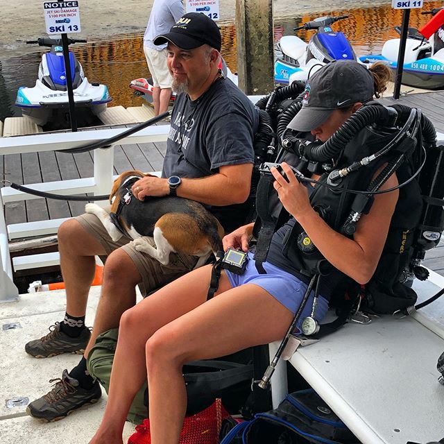 MarissaCharters's tweet photo. Captain LOVES pre-breathe time! ❤️ https://t.co/HStrM7pEtZ https://t.co/jnvA74DQqR