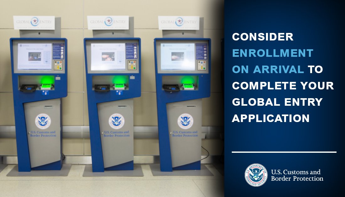 Global Entry Enrollment on Arrival