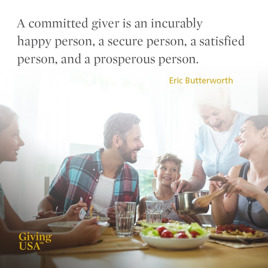 #Giving is an #investment of yourself with consistent positive returns.