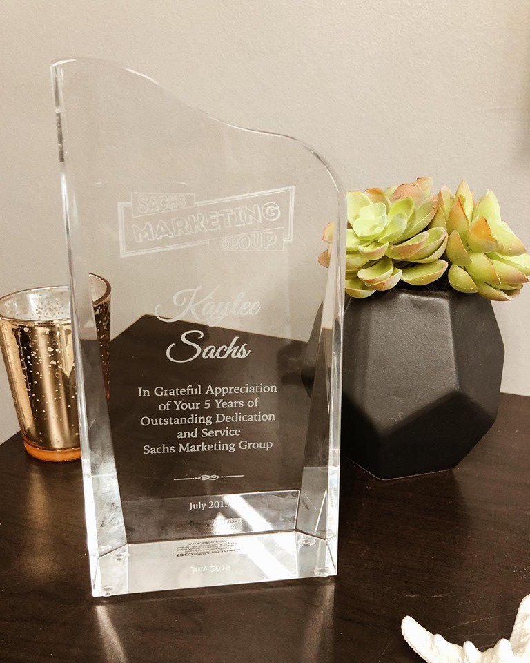 Sachs_Marketing's tweet photo. Congratulations to our Social Media Manager Kaylee Sachs on her 5 year anniversary at #SachsMarketingGroup! 👏👏👏 https://t.co/jyAXCMkrKR