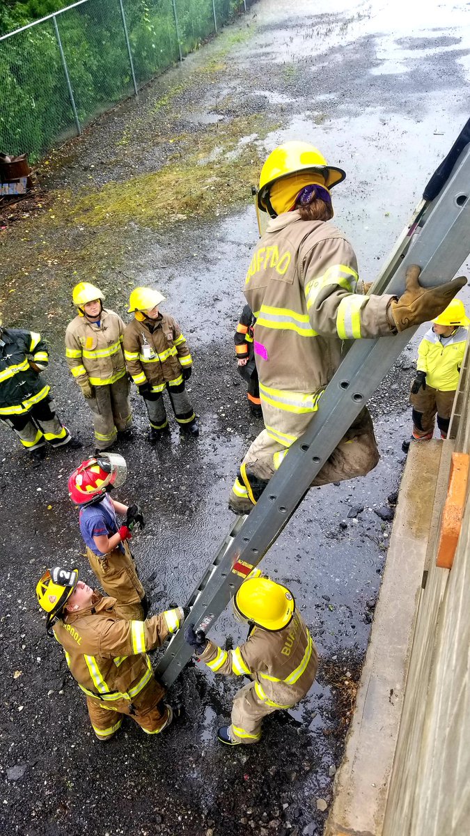 fswnys's tweet photo. The rain isn't keeping us from training today! #PhoenixFirecamp #futurefirefighters https://t.co/2954Cpz6aJ
