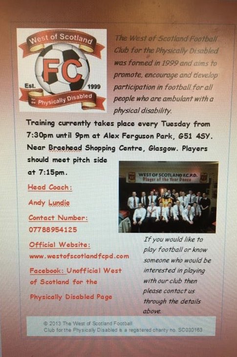 WESTFCPD's tweet photo. PLAYERS WANTED!!! Must have a ambulant physical disability (i.e Cerebral Palsy, amputee and any other physical disabilities) Details below &amp; link: https://t.co/2ugVBQiMQt Come along and join the West family 🔴⚫️⚽️ Please help with RT &amp; likes to spread the word 👍🏻🔴⚫️⚽️ https://t.co/dFjMIUiYIS
