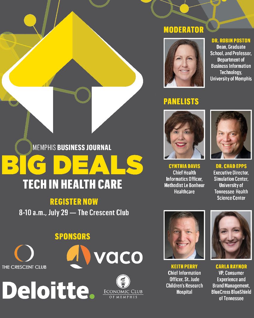 From groundbreaking #medical advancements to improved #patient experiences &amp; more efficiently run #hospitals — #tech is transforming the #healthcare landscape. Come hear from this stellar panel on Monday, July 29th. See you there! bit.ly/2JXlHxU