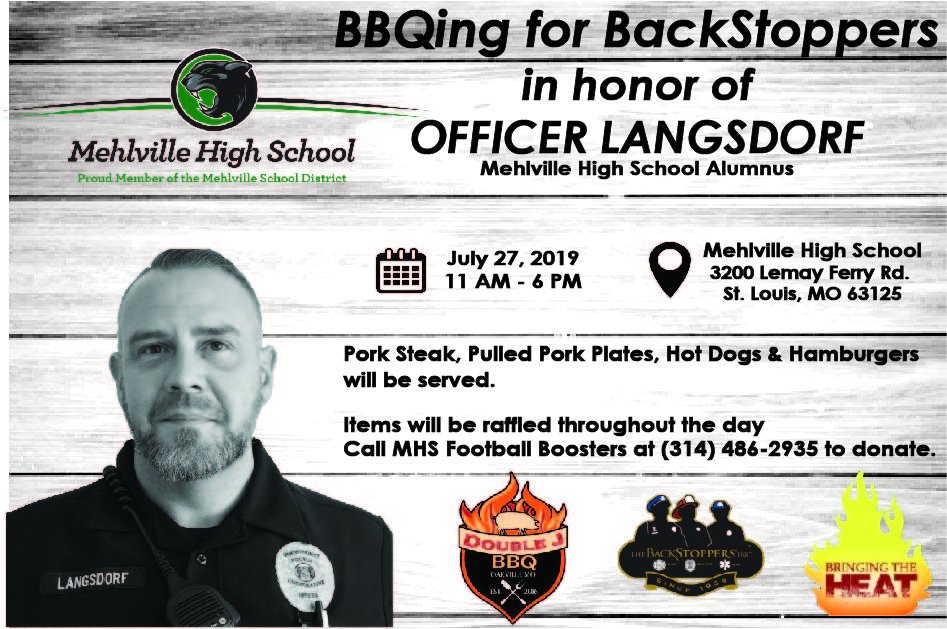 MehlvilleSD's tweet photo. .@Mehlville_HS is hosting a BBQ this weekend in honor of alumnus Officer Michael Langsdorf. #msdr9 https://t.co/dRu9nf3rtK