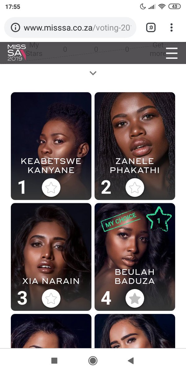 Tokyo_Trev's tweet photo. Just voted for @beulah_baduza, have you? #BeulzForMissSA https://t.co/9px37jkxpn