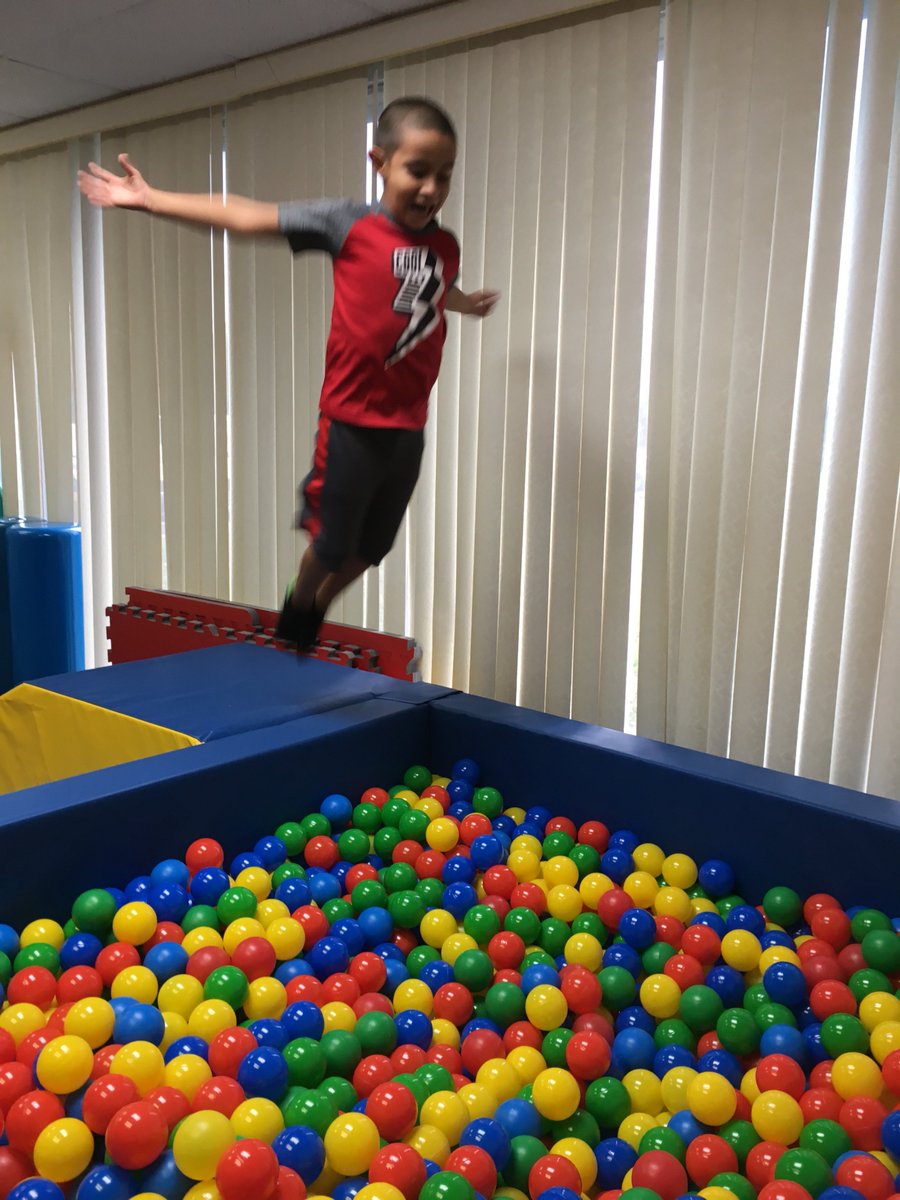 eastersealsswfl's tweet photo. Happy Monday! If you're feeling the Monday blues, we think this post just might make you smile. Check out the new ball pit at Easterseals Happiness House. It looks like fun... don't you think? Fun with a purpose! There's a reason we're called the Happiness House. #allabilities https://t.co/T7J5qDp2Ov