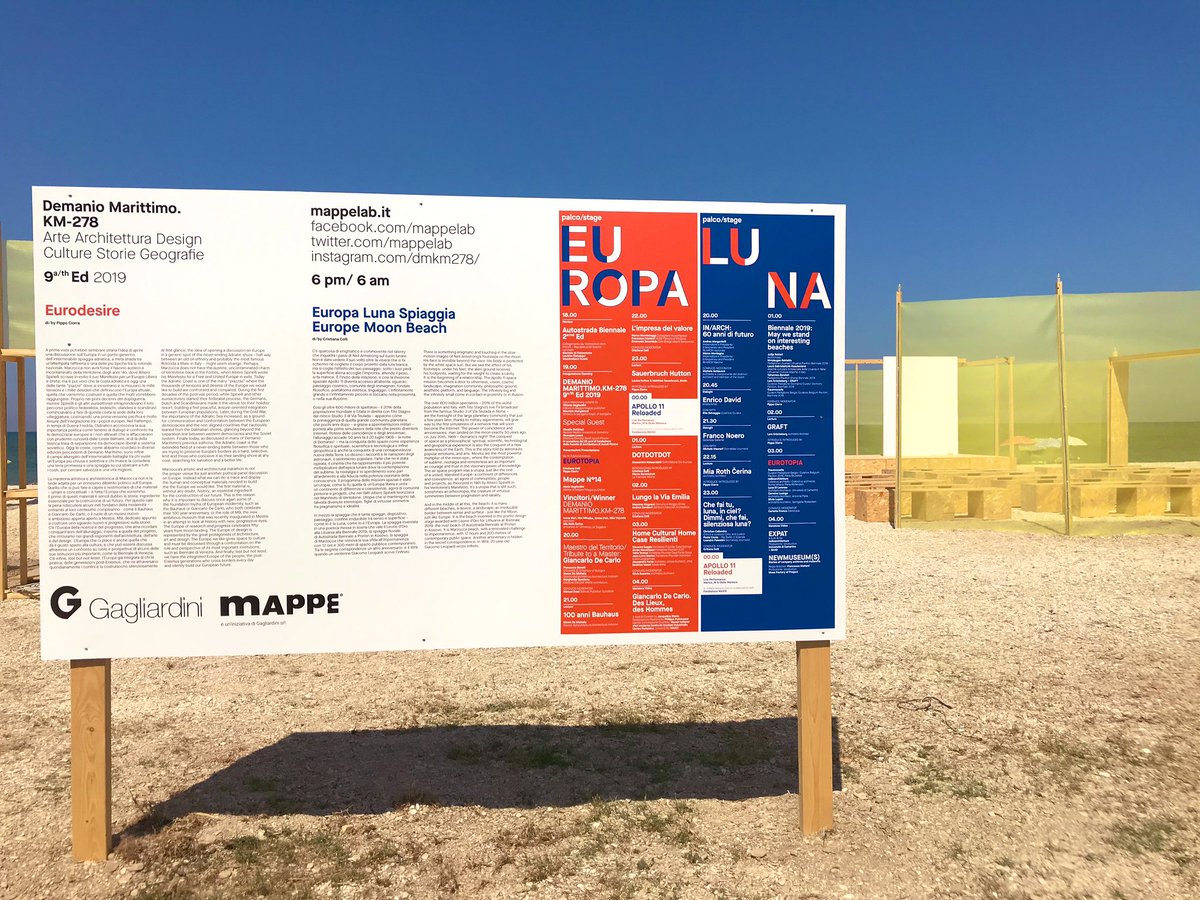 cristianacolli1's tweet photo. Europa Luna e altre Utopie. Grazie a tutti e grazie a ognuno. Ci rivediamo a Marzocca nel 2020. Una buona estate. #DMKM-278 @UniCamerino @cristianacolli1 @mappelab @mariogagliardin @pippociorra @Museo_MAXXI @RegioneMarcheIT @artribune https://t.co/b0N30XfIRF