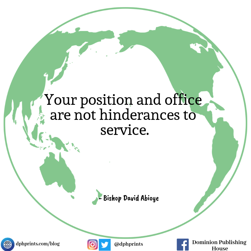 dphprints's tweet photo. Your position and office are not hindrances to service. https://t.co/MNLqSrU4sl